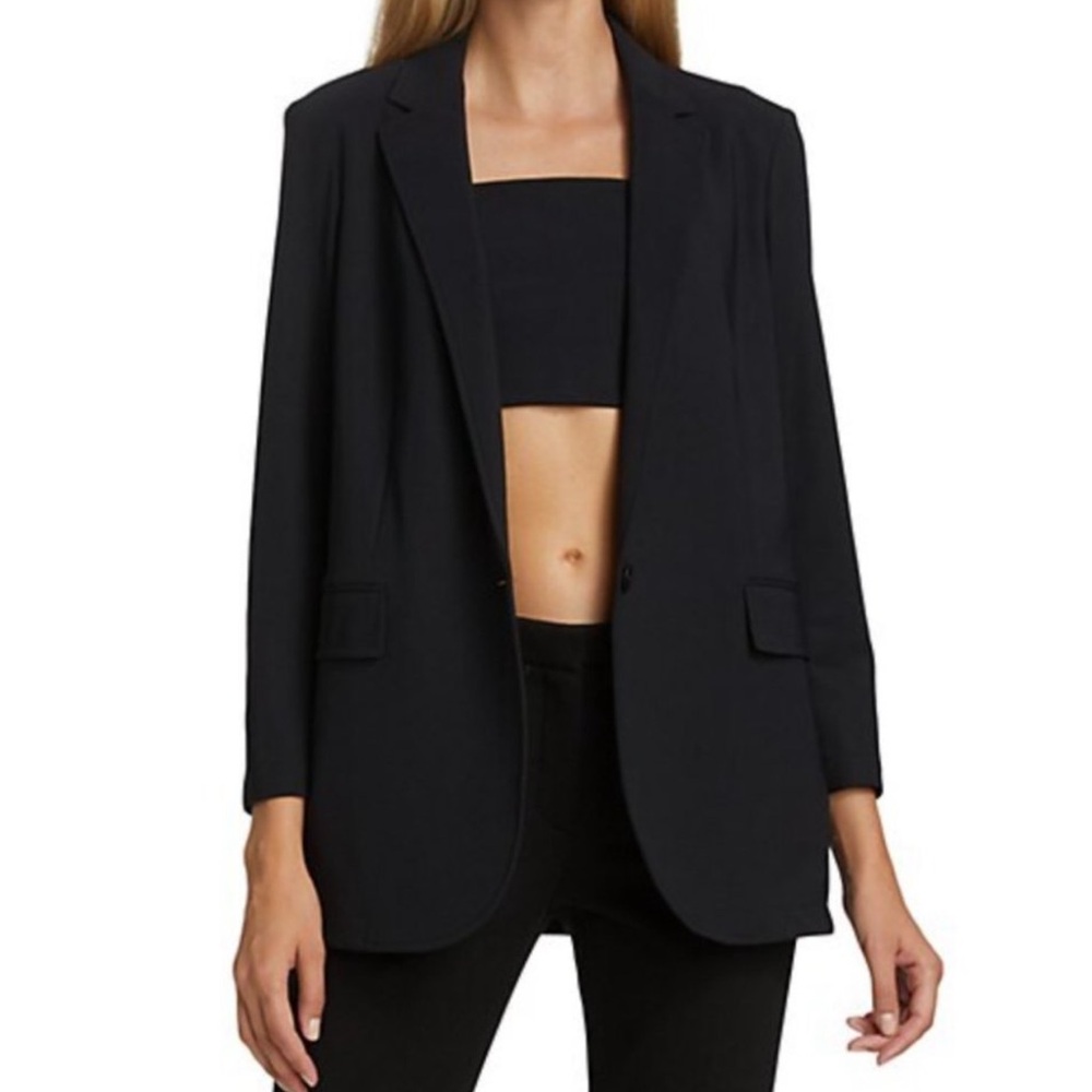 Theory Black Longline Blazer